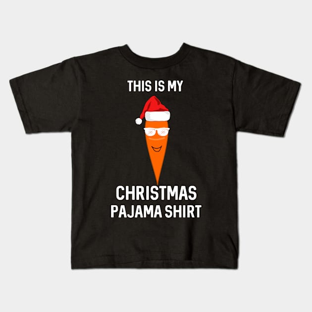 carrot Christmas Gift Kids T-Shirt by othmane4